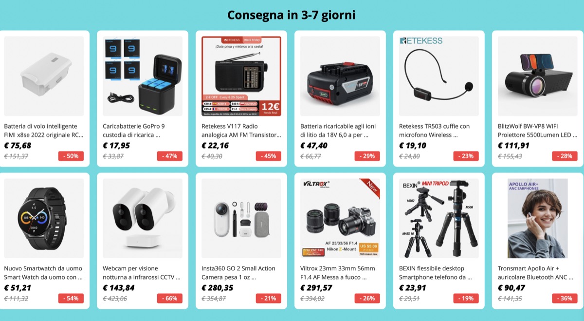 Black Friday di Aliexpress