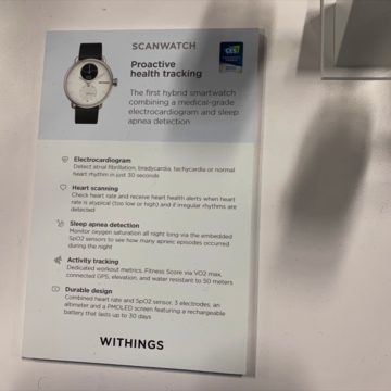 Withings ScanWatch al CES 2020